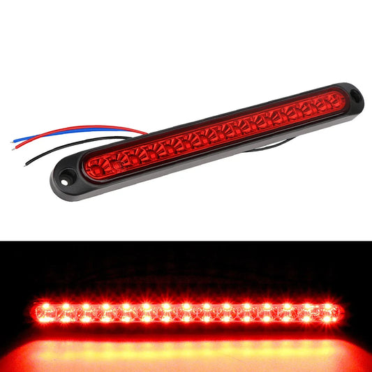 Rear Brake 15LED Strip Turn Signal Lamps Truck Trailer