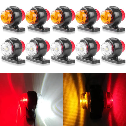 For Trailer Truck Side Marker 12V 24V Front Rear Clearance
