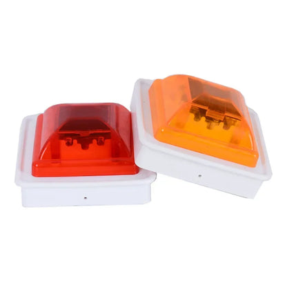 Solar Powered Cap Warning Flashing Road Barriers Traffic Square