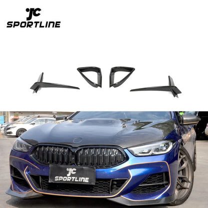 For BMW G14 G15 G16 840I Dry Carbon Fiber G15 Front Bumper Vents