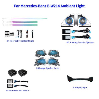 For Mercedes-Benz E-Class W214 Models Full Set 64-color Active
