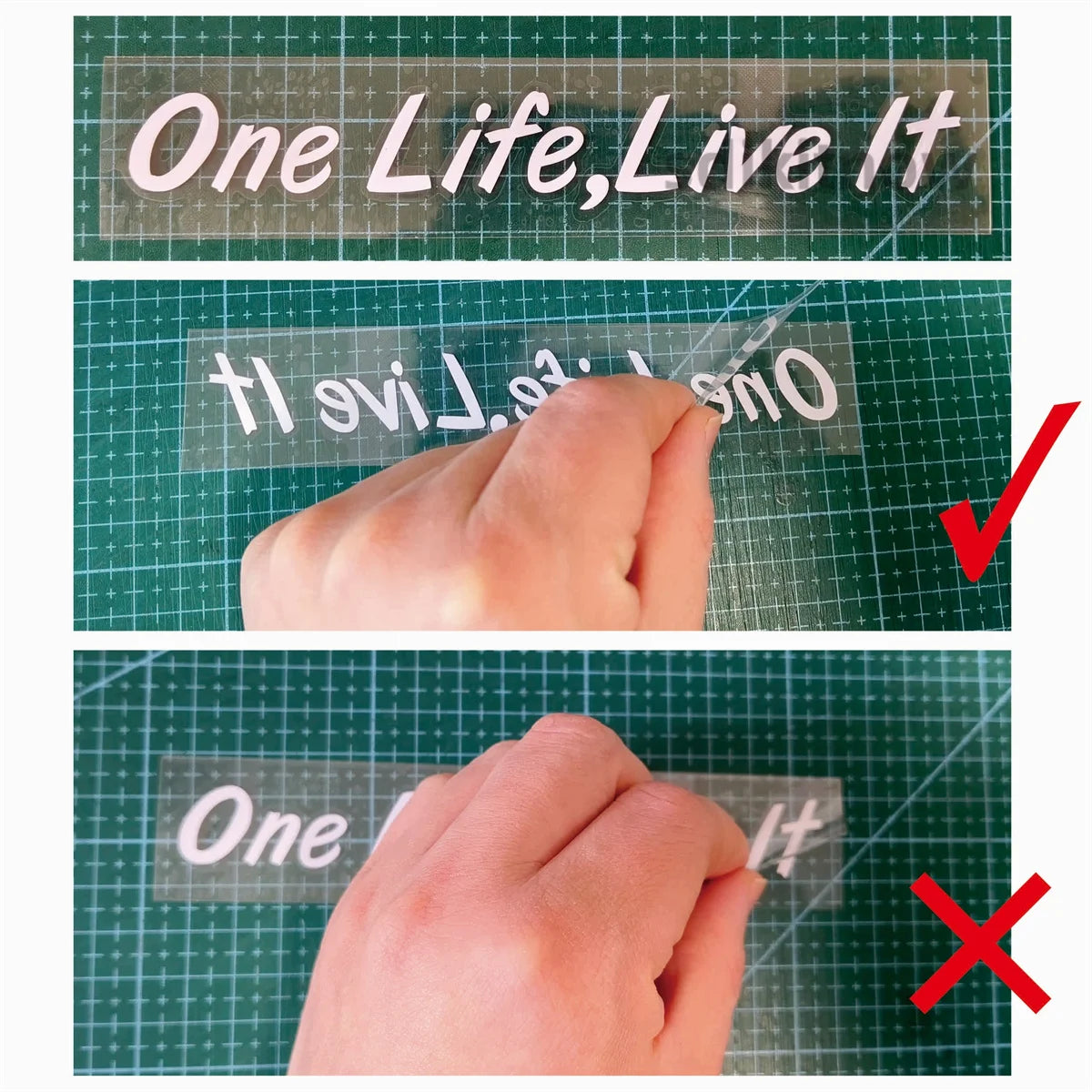 Windows Door Body Pvc Decal Sticker Hand Sign Hard