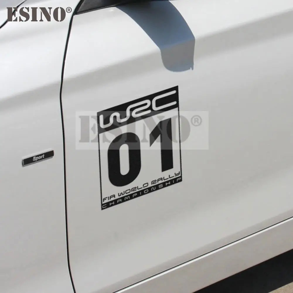 Creative Decals Wrc Fia World Rally Championship Door Vinyl