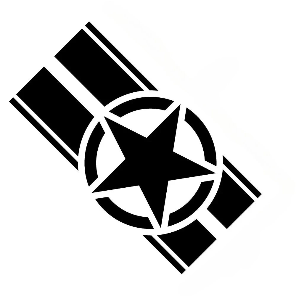 For 4X4 Tactical Vinyl Hood Decal Waterproof Uv Resistant