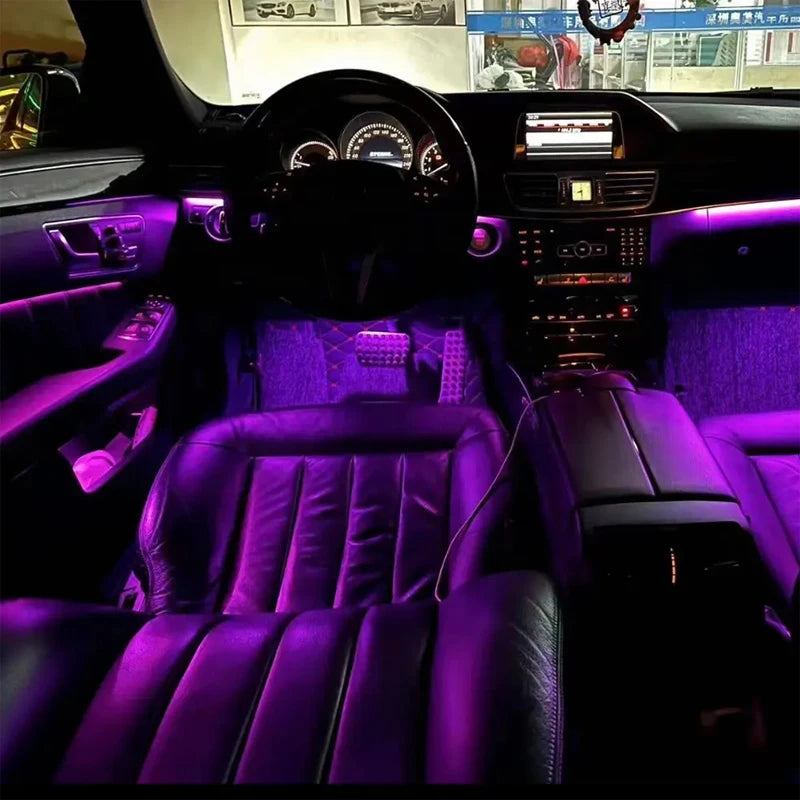 For Mercedes W212 E-Class 2010-2015 Dashboard In RGB Ambient