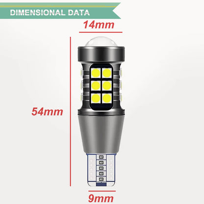 50PCS T15 Signal W16W 921 912 Bulb 12V Super