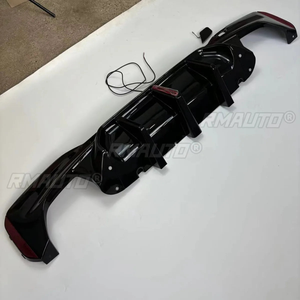For BMW 5 Series G30 G38 Rear Bumper Spoiler Lip Diffuser
