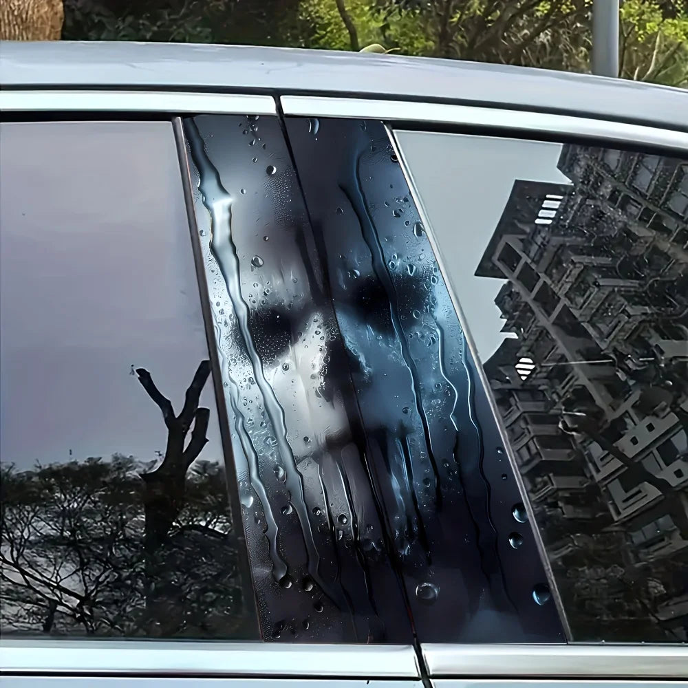2-piece Sticker Durable vinyl-b-post Protector Ghost Design