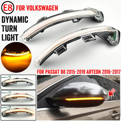 For VW Golf 8 Gti R Gte Gtd MK8 Mirror Indicator Sequential 2020