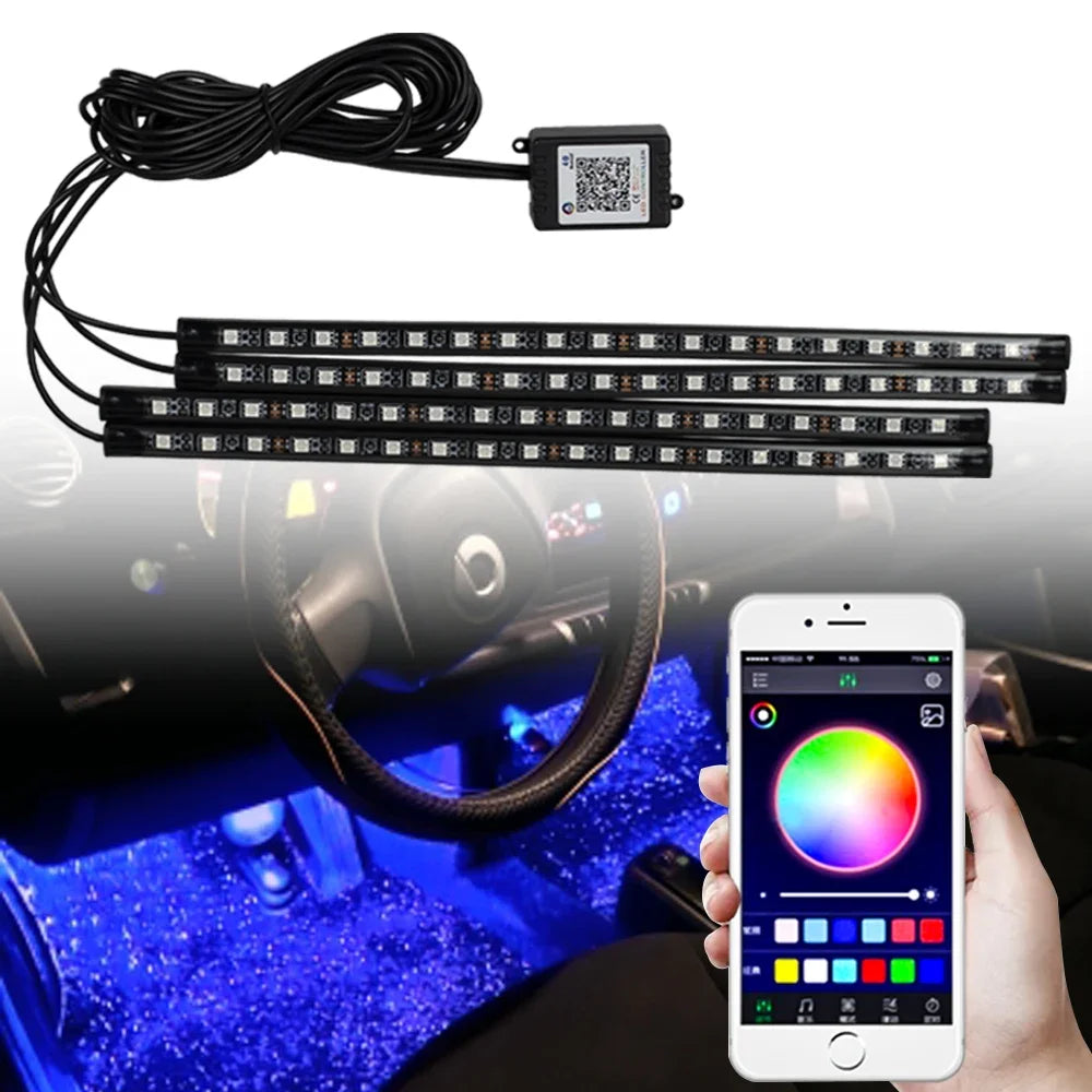 For 5V 12V RGB Atmosphere Decorative Interior IN1 Strip