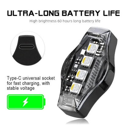 Wireless Remote Control Strobe Motorcycle Drone Scooter