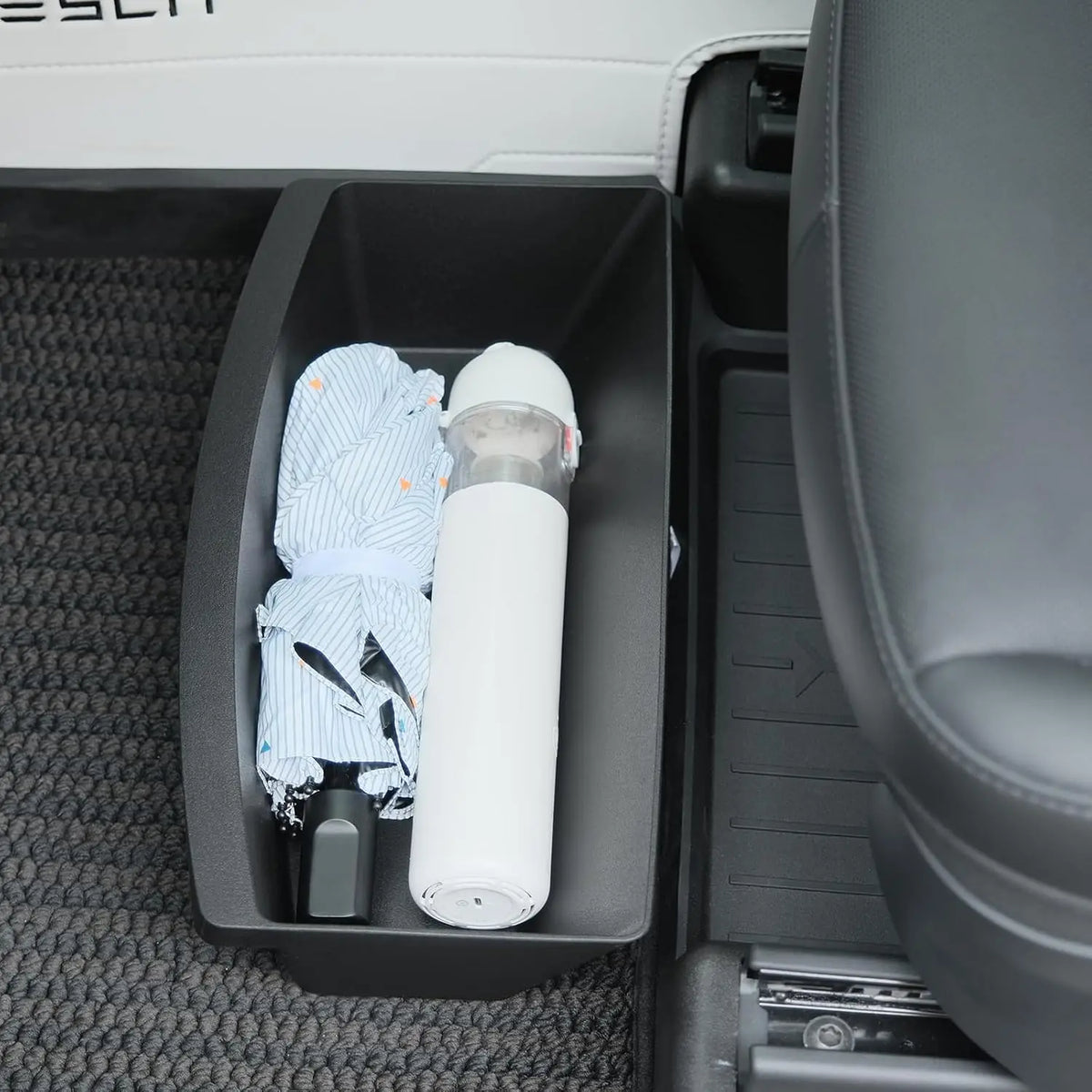 For Tesla Model Y Juniper 2025 Front Under SEAT Storage Box Tpe