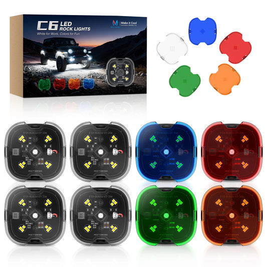 Mictuning C6 Rock 4POD 8POD Kit 1000LM Bright Multifunctional