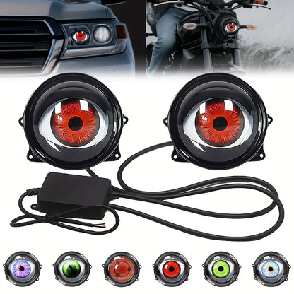 For Any 1PCS 2PCS Dynamic Big Eye Eyeball Fog Modes Color
