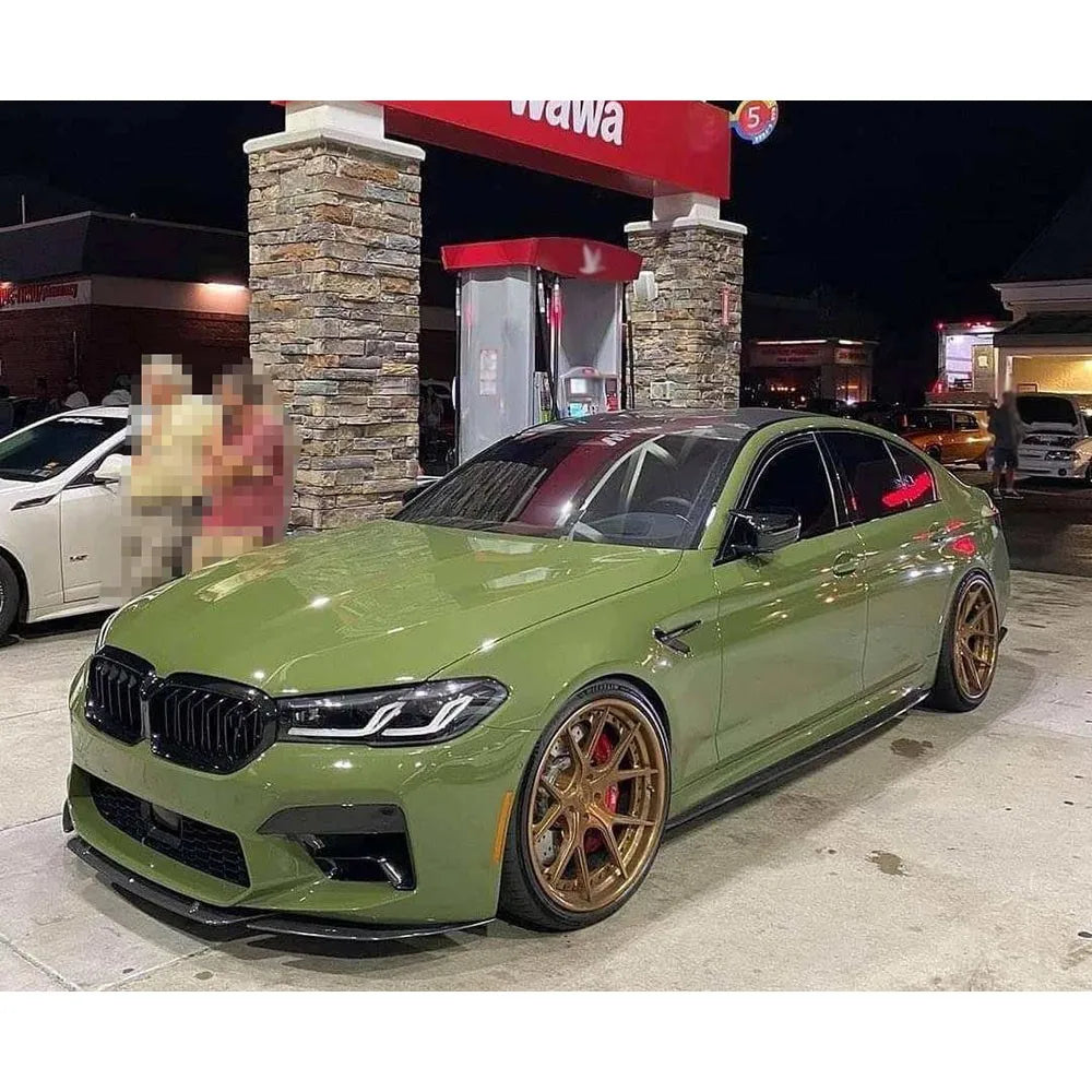 For BMW 5 Series F90 M5 Dry Carbon Fiber Front Bumper Lip Chin