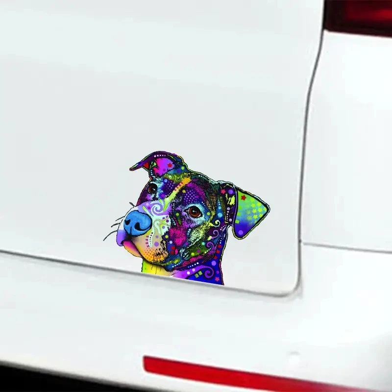 For Windows Bumpers Laptops Waterproof Pit Bull Dog Stickers