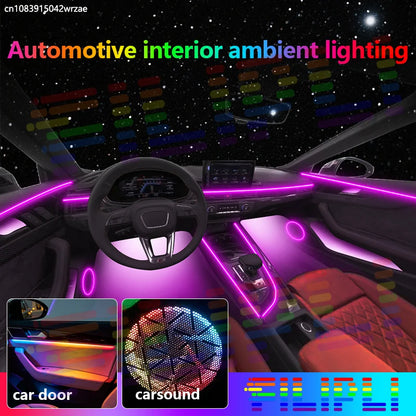For Alfa Romeo Giulietta 2010-2020 Years Interior Ambient Strips