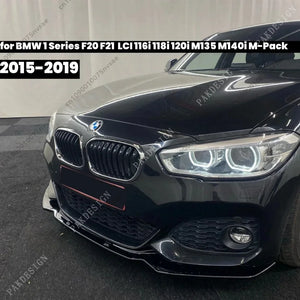 For BMW 1 Series F20 F21 Front Bumper Lip Spoiler Splitter