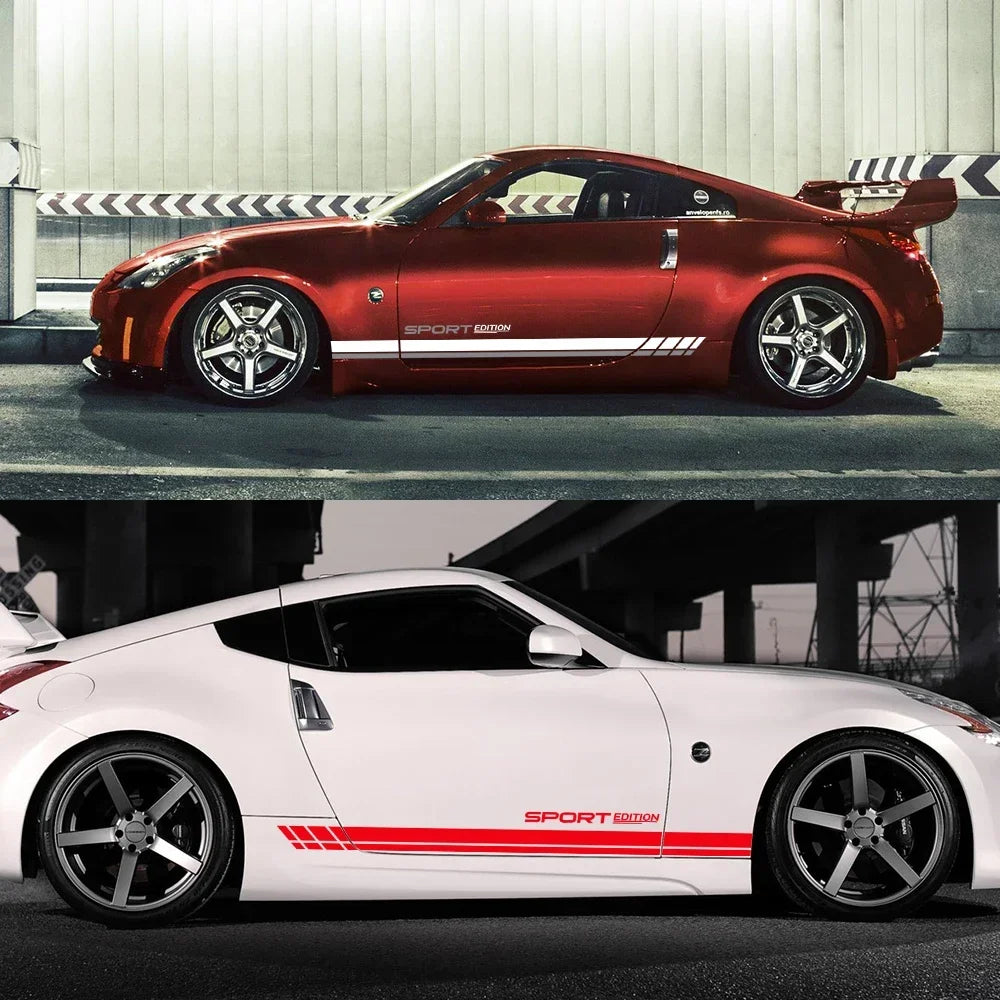 For Nissan Z-Cars 350Z 370Z Fairlady Side Sticker Body Racing