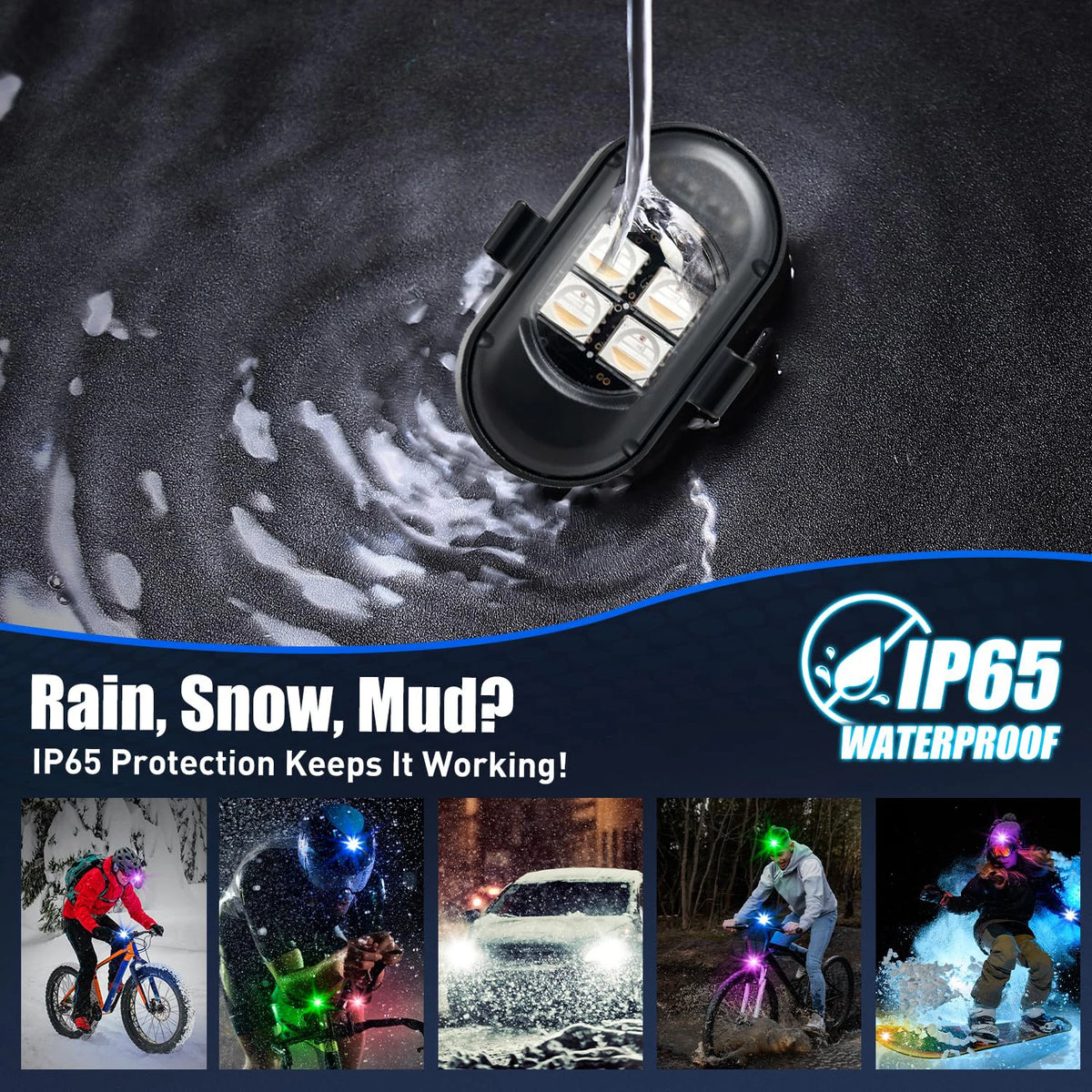 Upgraded 4leds Wireless Strobe Aircraft Remote Colors