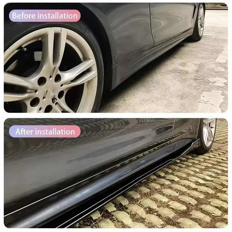 For BMW 4 Series F32 2014-2020 Side Skirt Splitters Extended