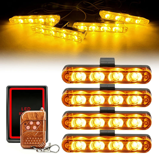 Strobe Grille Emergency Flash Stroboscopes Flasher Cars Truck Van