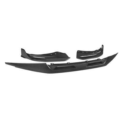 For BMW 4 Series G22 G23 Dry Carbon Fiber Front Lip Bumper