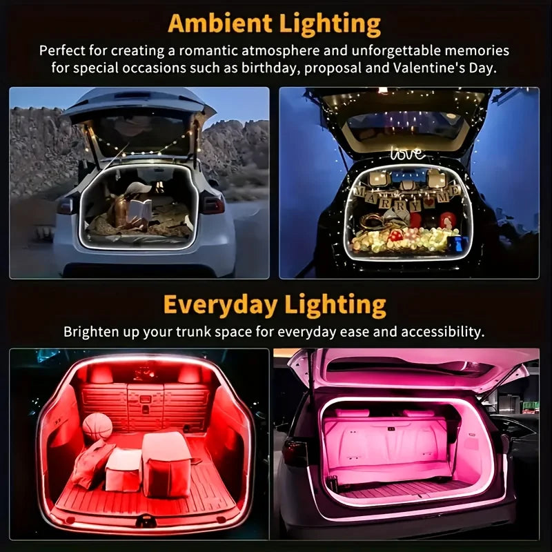 4M Brightness Trunk Lighting Ambient Interior Wiring Automatic