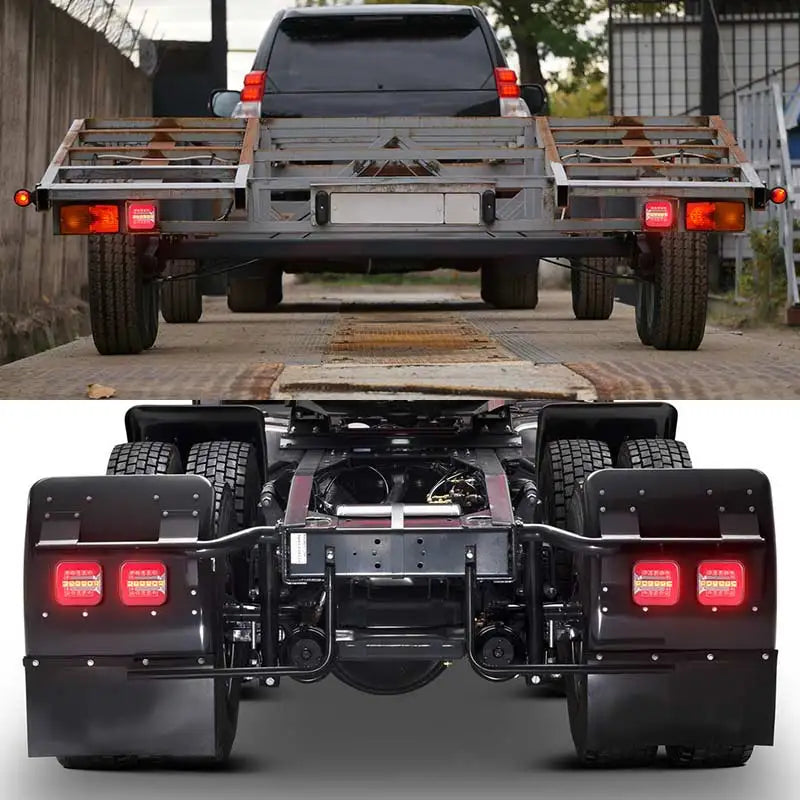 Rear Bumper Brake Tail Stop Turn Signal In Drl