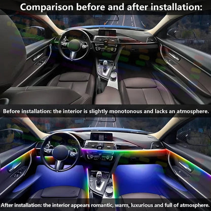 For Volkswagen Golf 7 MK7 2015 2016 Acrylic Interior Ambient Kit