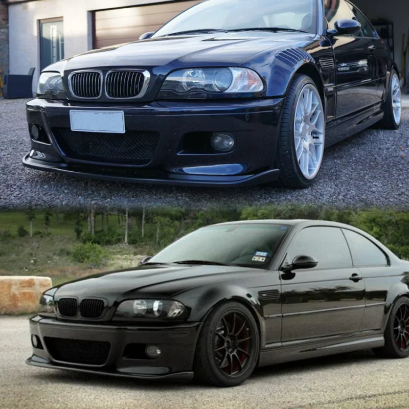For BMW 3 Series E46 M3 1998-2005 Front Bumper Lip Splitter