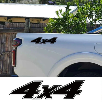 Sticker 2PCS Door Side Decal Pickup Rear 4X4 Vinyl