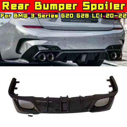 For BMW 3 Series G20 G28 Lci 2020-2022 Rear Bumper Spoiler Lip