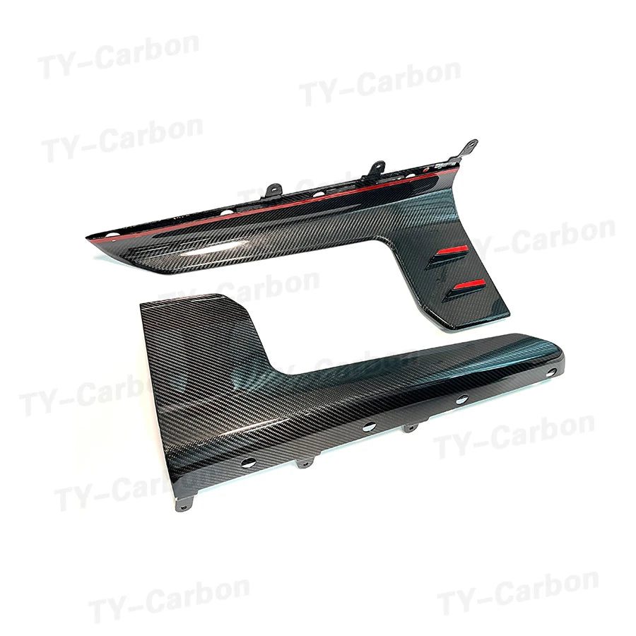 For BMW M2 G87 2022+ Frp Dry Carbon Fiber Side Skirts Spoiler