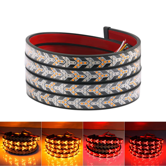 For Pickup Jeep 12V 24V Truck Tailgate Strip Turn Signal Flowing