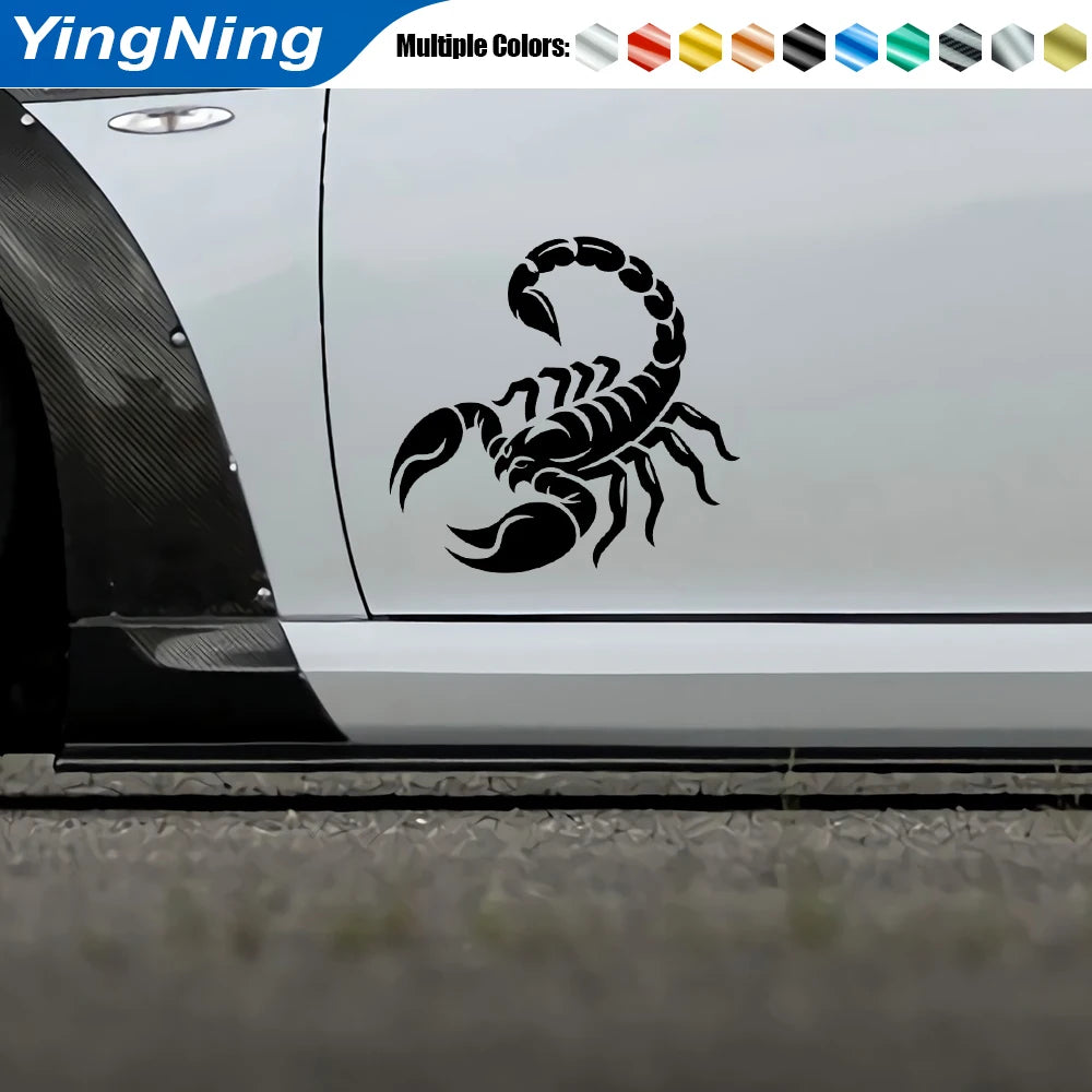 Cool Scorpion Animal Sticker 3D Reflective Decals Waterproof