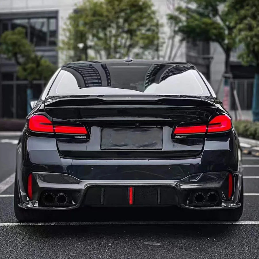 For BMW 5 Series M5 F90 G30 G38 540 3D Carbon Fiber Rear Bumper