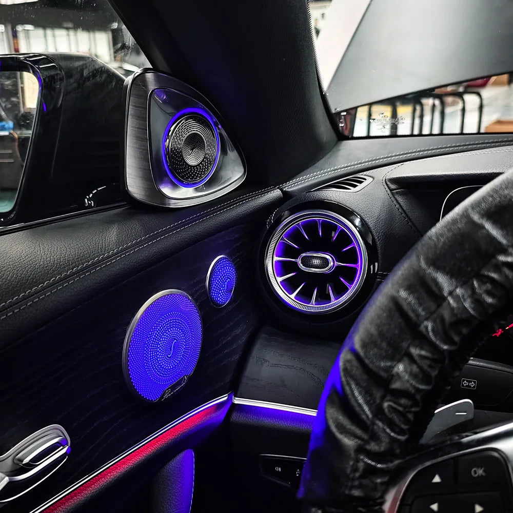 For Mercedes Benz C E-Coupe W238 W205 Horn Audio Trim Glow Cover
