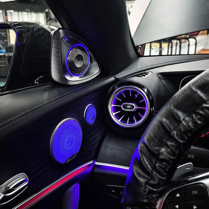 For Mercedes Benz C E-Coupe W238 W205 Horn Audio Trim Glow Cover