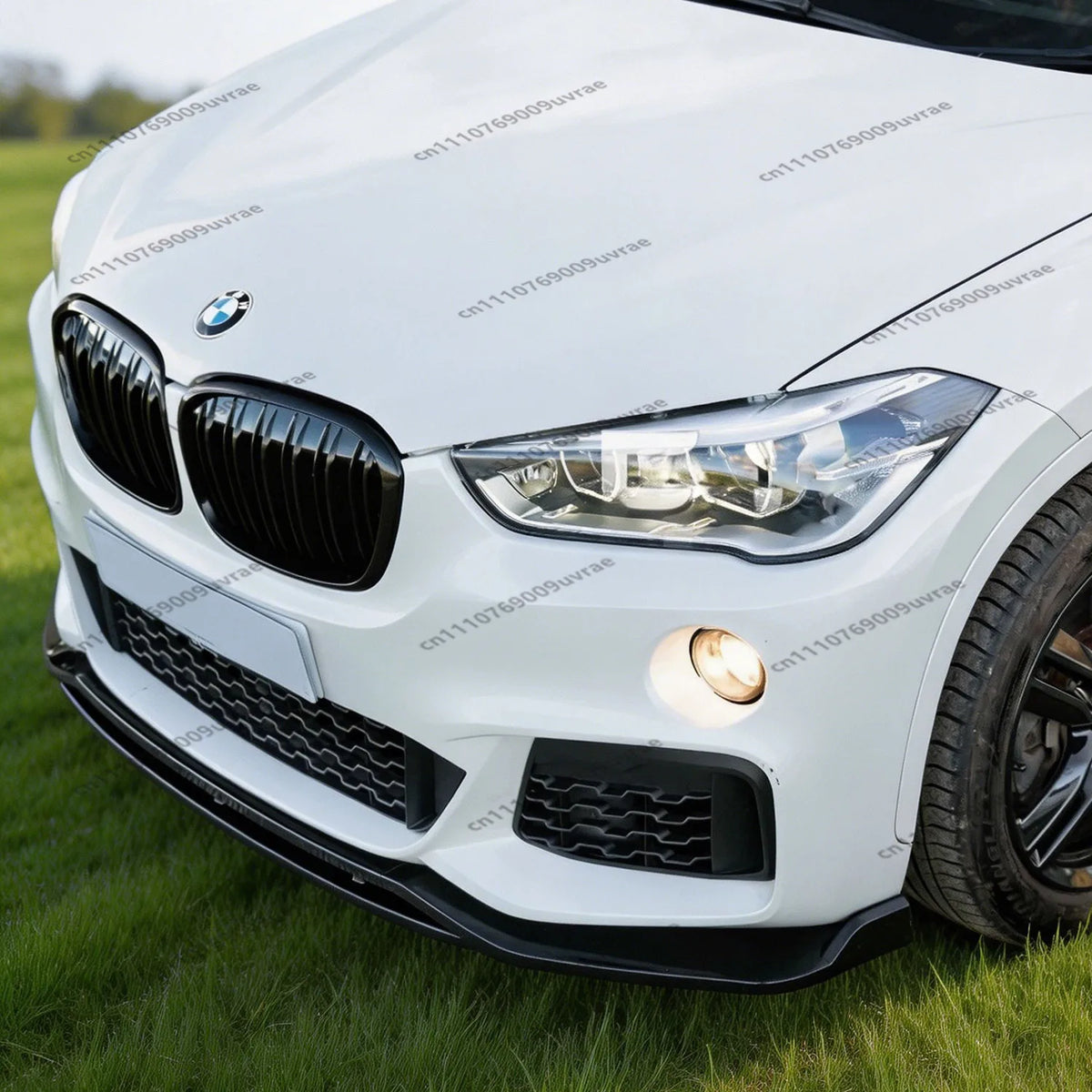 For BMW X1 F48 M Sport 2015-2018 pre-lci 4PCS Gloss Black ABS