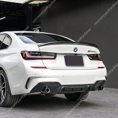 For BMW 3 Series G20 G21 M Performance Rear Bumper Diffuser