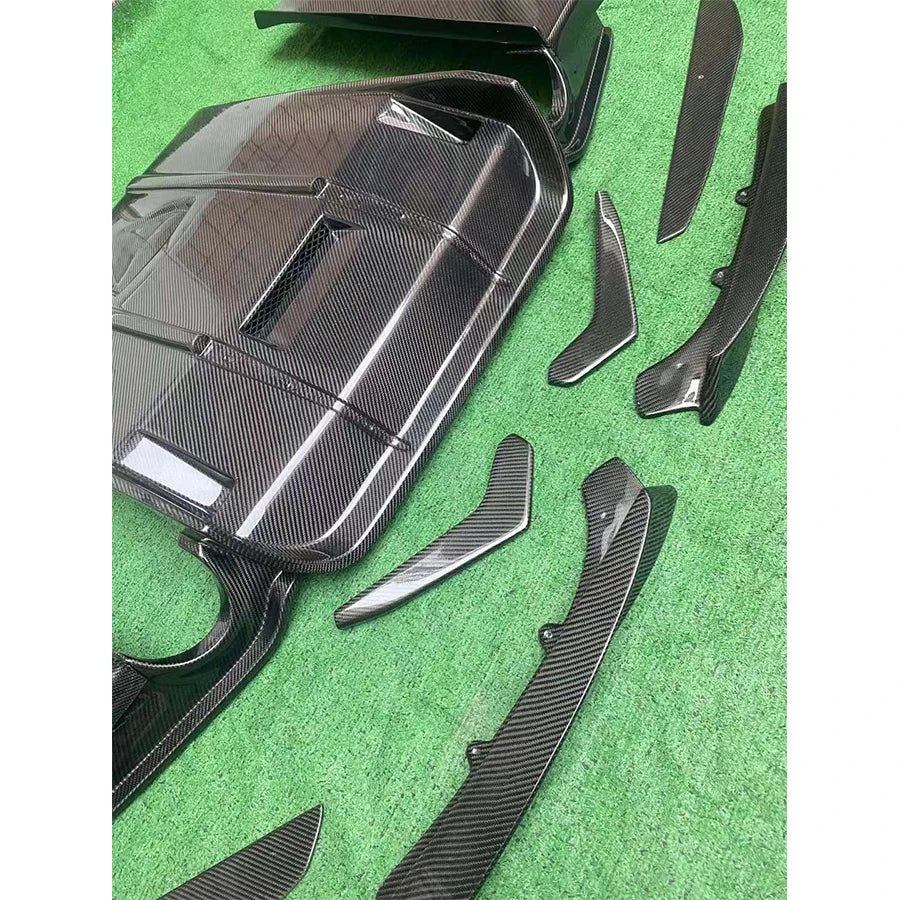 For BMW 3 Series F30 F35 320 330 Geex Carbon Fiber Rear Bumper