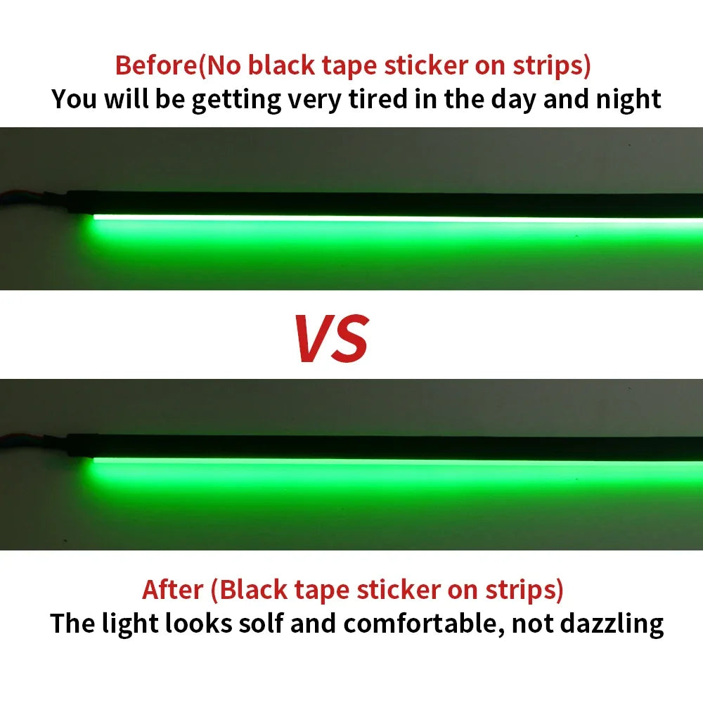For LED Acrylic Strips Light Part Backlight Guide Ambient Smoke