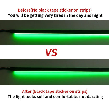 For LED Acrylic Strips Light Part Backlight Guide Ambient Smoke