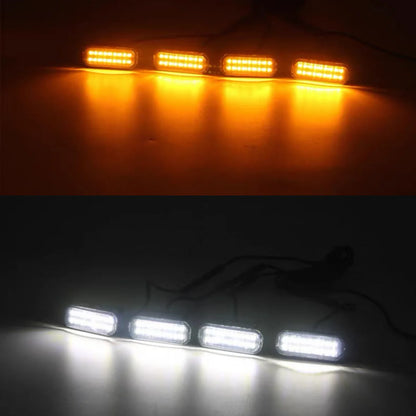 For Land Rover Defender LED Front Grille Daytime Running Wheel