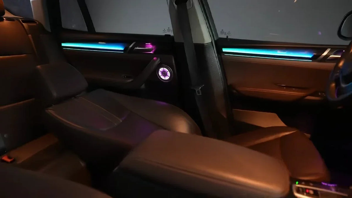 For BMW X3 X4 F25 F26 Upgraded Interior Ambient Lighting