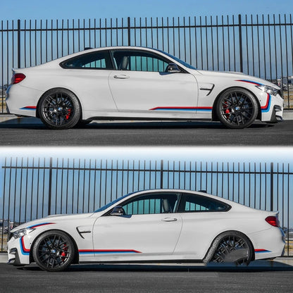 For BMW E36 E46 E60 E90 Pair Waist Line Stripe Headlight Sticker