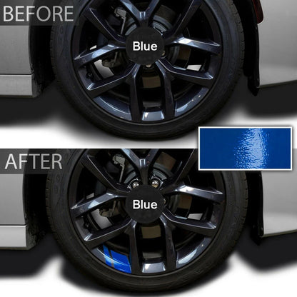 6PCS Sticker Reflective Wheel Rim Vinyl Warning Stickers Hash
