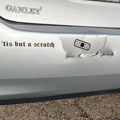 Tis But A Scratch Decals Modified Funny Bandaid Band