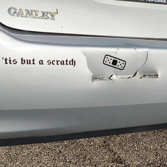 Tis But A Scratch Decals Modified Funny Bandaid Band